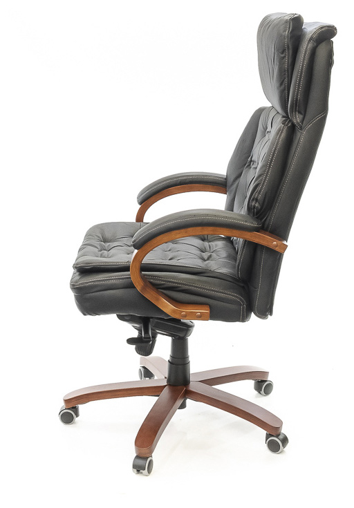 Кресло для руководителя Людовик EX MB, черн. АКЛАС - фото 1