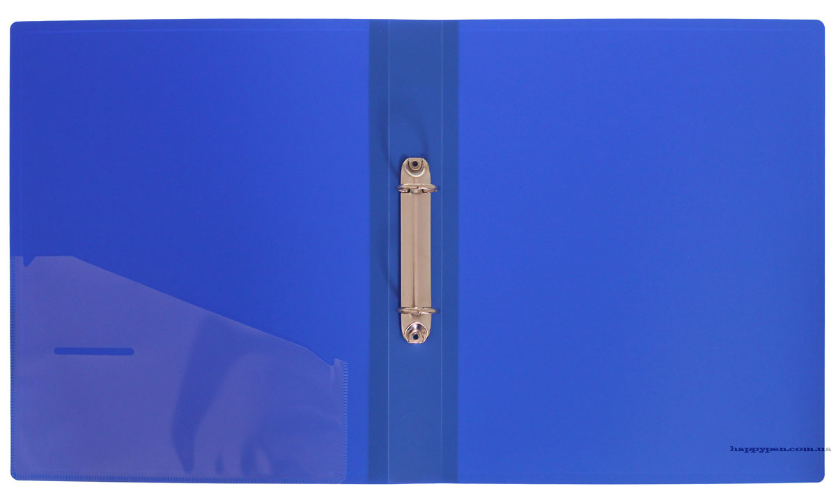 Папка А4, 40мм., 2кольца, пластик (PР), син. NORMA - фото 2