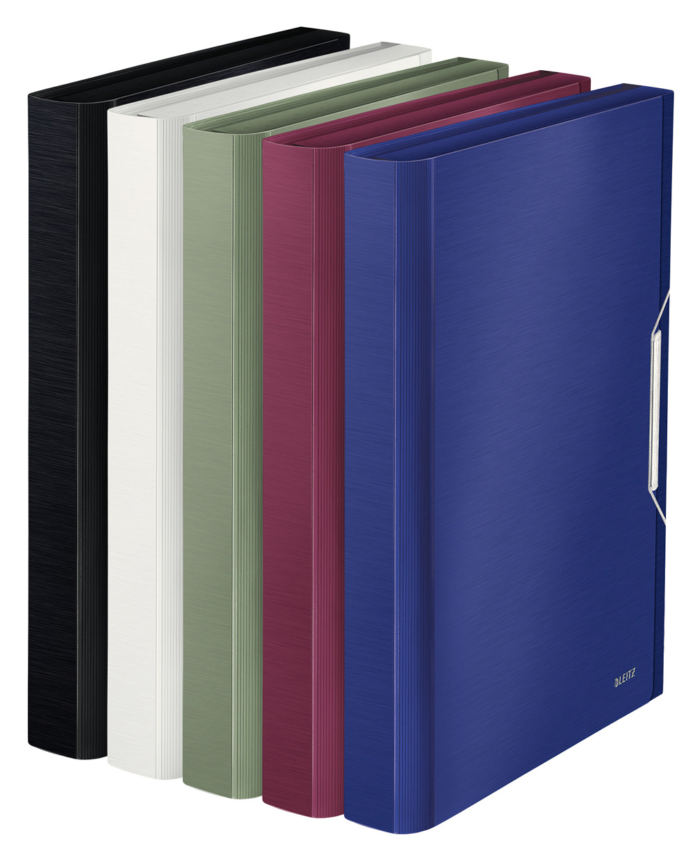 Папка-картотека на 6 відділень Style, А4, на гумках, з перегородками, морськ. хвиля LEITZ - фото 2