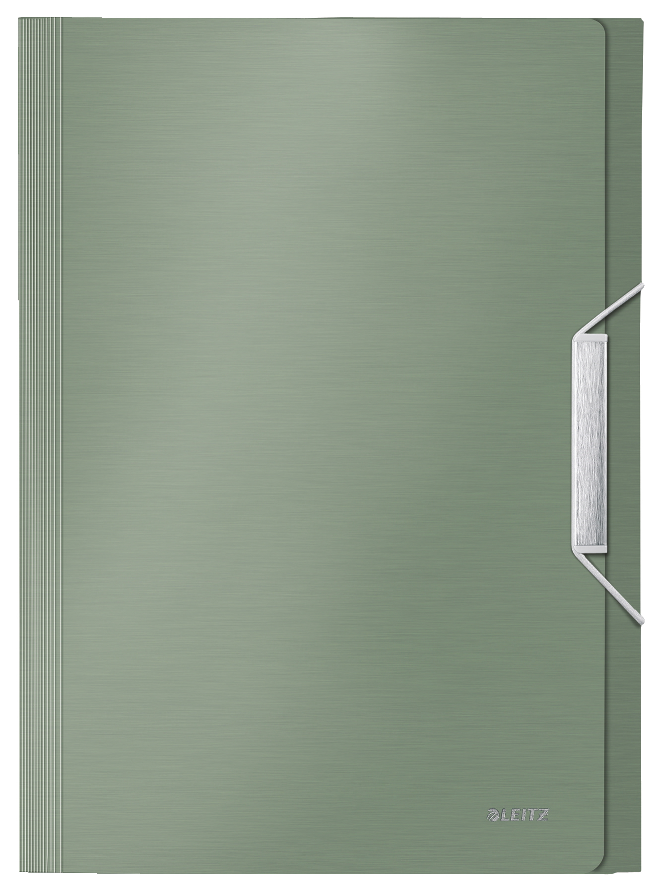 Папка-картотека на 6 відділень Style, А4, на гумках, з перегородками, морськ. хвиля LEITZ - фото 3