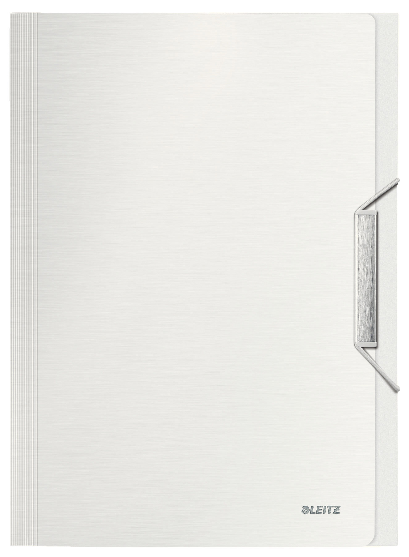Папка-картотека на 6 відділень Style, А4, на гумках, з перегородками, арктичний біл. LEITZ - фото 1