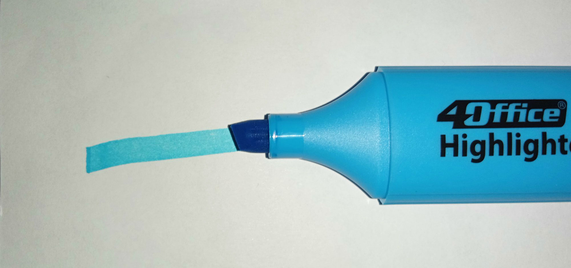 Маркер текстовий 4-109, 1-5мм., блакит. 4Office - фото 2