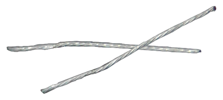 Дріт кручений для пломбування 2*0,5мм., довжина 25см., 100шт/уп. Україна - фото 1