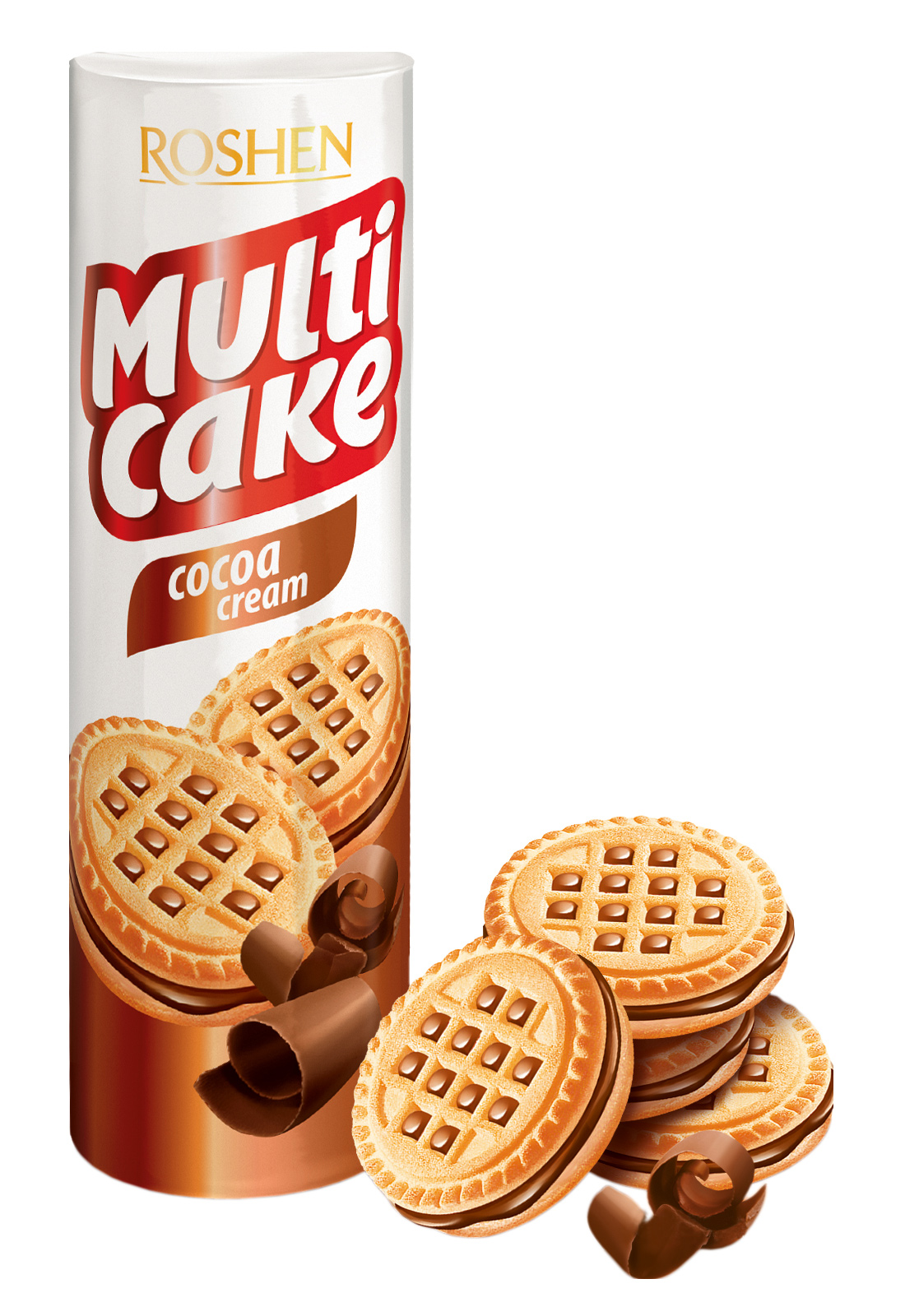 Печиво Мульті-Кейк з какао начинкою,180гр. Roshen - фото 1