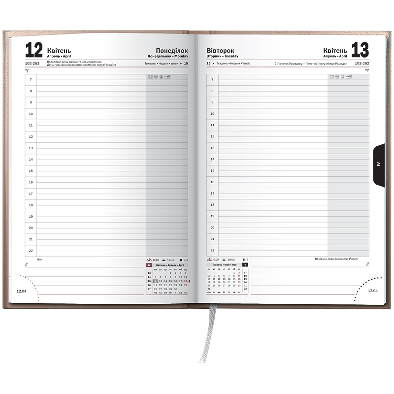 Ежедневник датированный Стандарт 2021 Intention, роз.-зол. Brunnen - фото 3