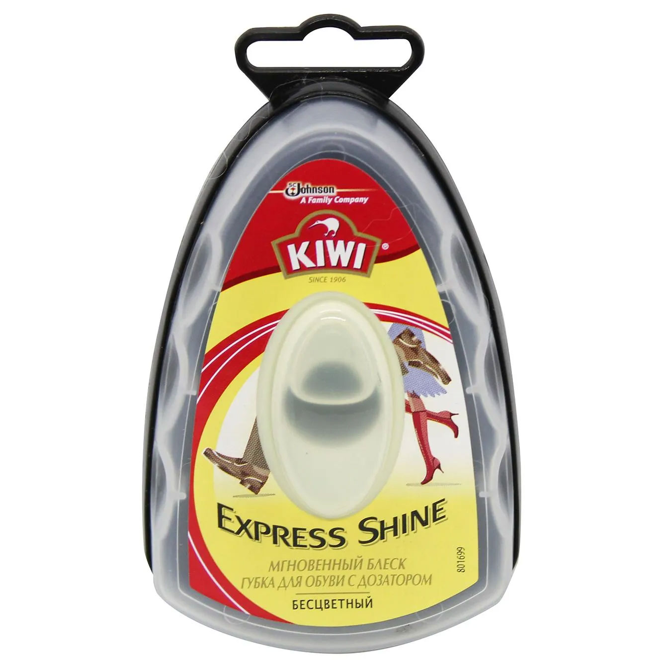 Губка для гладкої шкіри з дозатором, без кольору Kiwi - фото 1