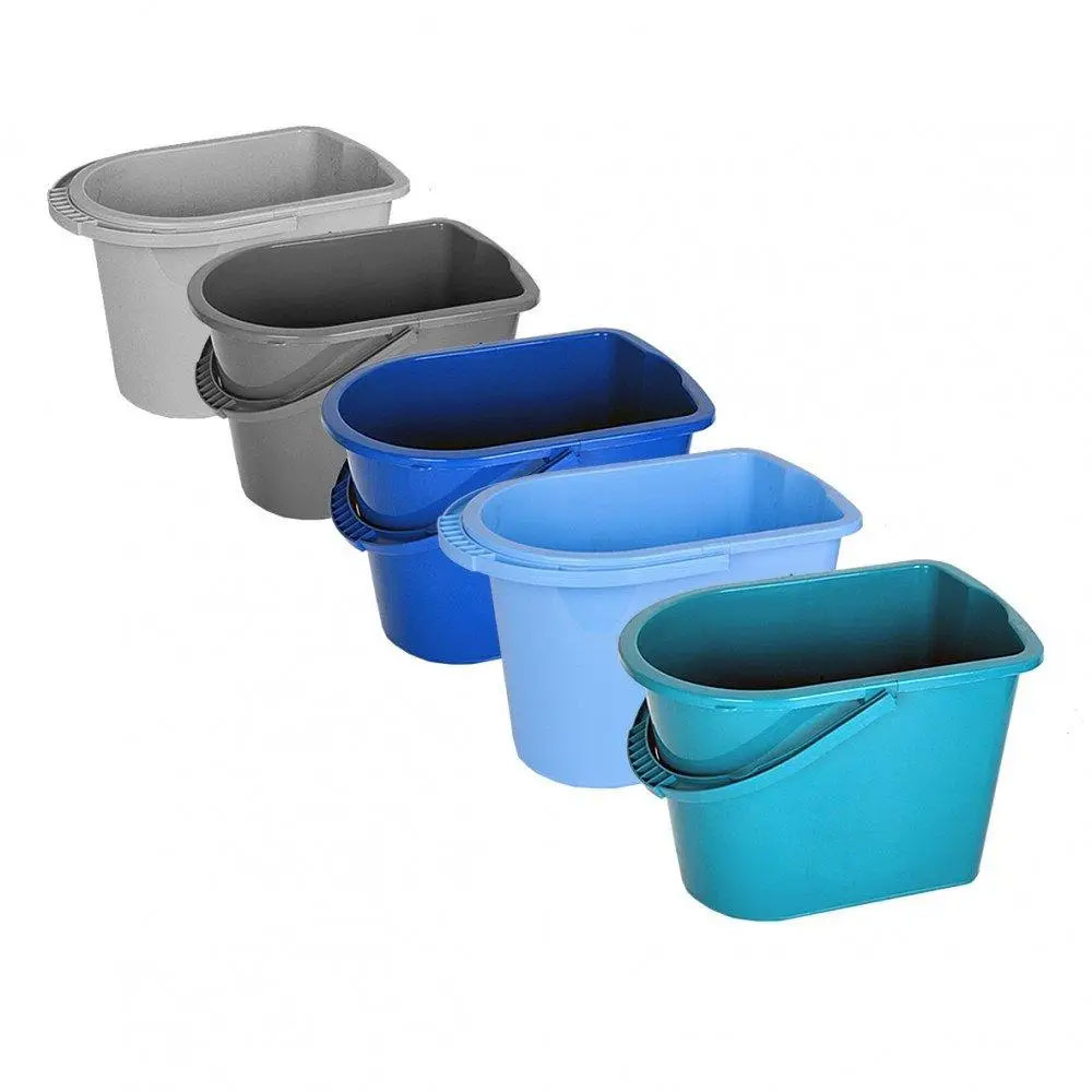 Відро пластикове прямокутної форми 14л., асорті Алеана - фото 3