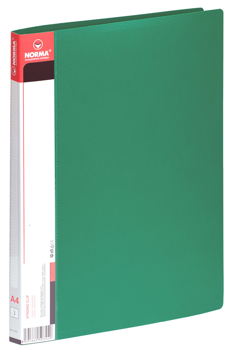 Папка на 10 файлів, товщина 600мкм, асорті NORMA - фото 1