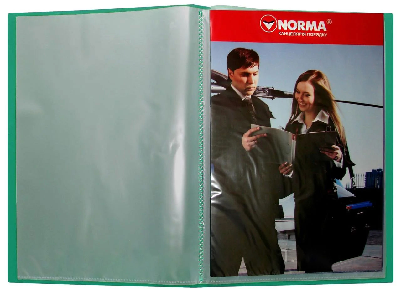 Папка на 30 файлов, толщина 600мкм., ассорт. NORMA - фото 6