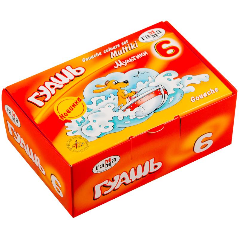 Гуаш 6кол. 