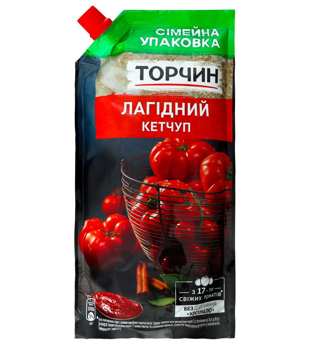 Кетчуп лагідний 540гр. Торчин - фото 1