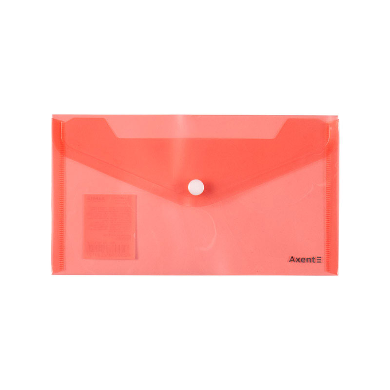Папка-конверт на кнопці, DL пр., асорті Axent - фото 3