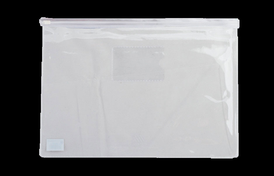 Папка-конверт на молнии А5, бел. BuroMax - фото 1