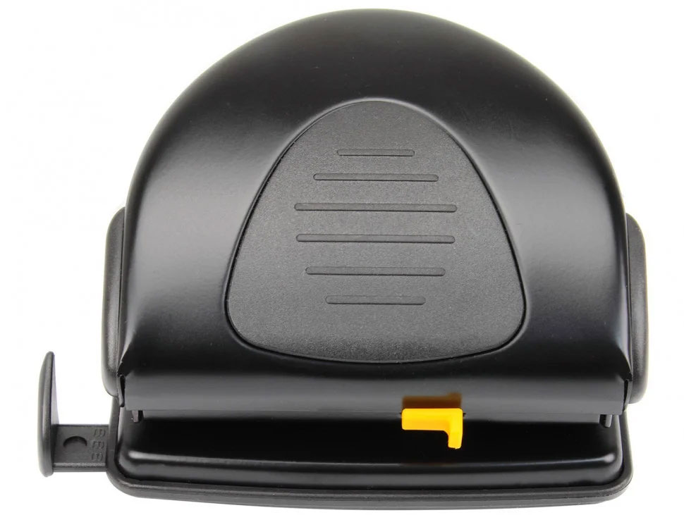 Дырокол на 2 отверстия, до 20 листов (4319), металлический, черн. Scholz - фото 5