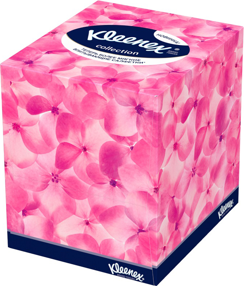 Салфетки косметические 2-х сл., Kleenex Collection,100шт./уп. Kleenex - фото 2