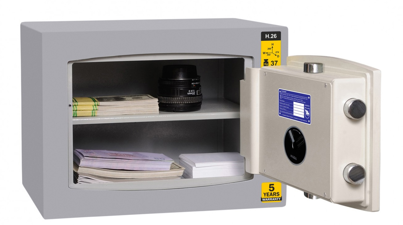 Сейф зламостійкий (260*350*274мм.)  з механічним кодовим замком LaGard, H.26.C Griffon - фото 6