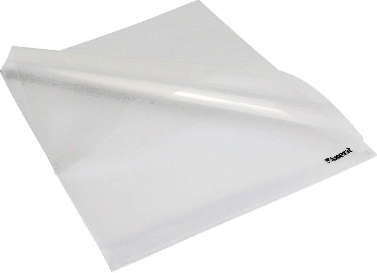 Папка-куток глянсова, 170мкм, 10шт./уп., прозор. Axent - фото 2