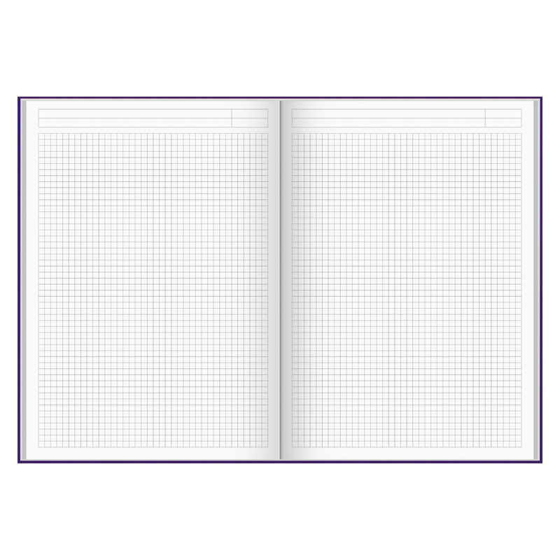 Книга записная А4 Melissa, клетка, син. Brunnen - фото 2