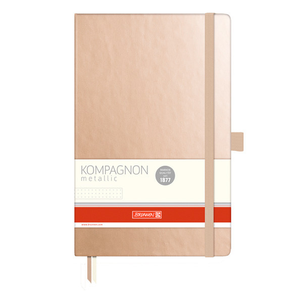 Книга записная А5 Компаньйон, точка, цвета металлик, ассорт. Brunnen - фото 2