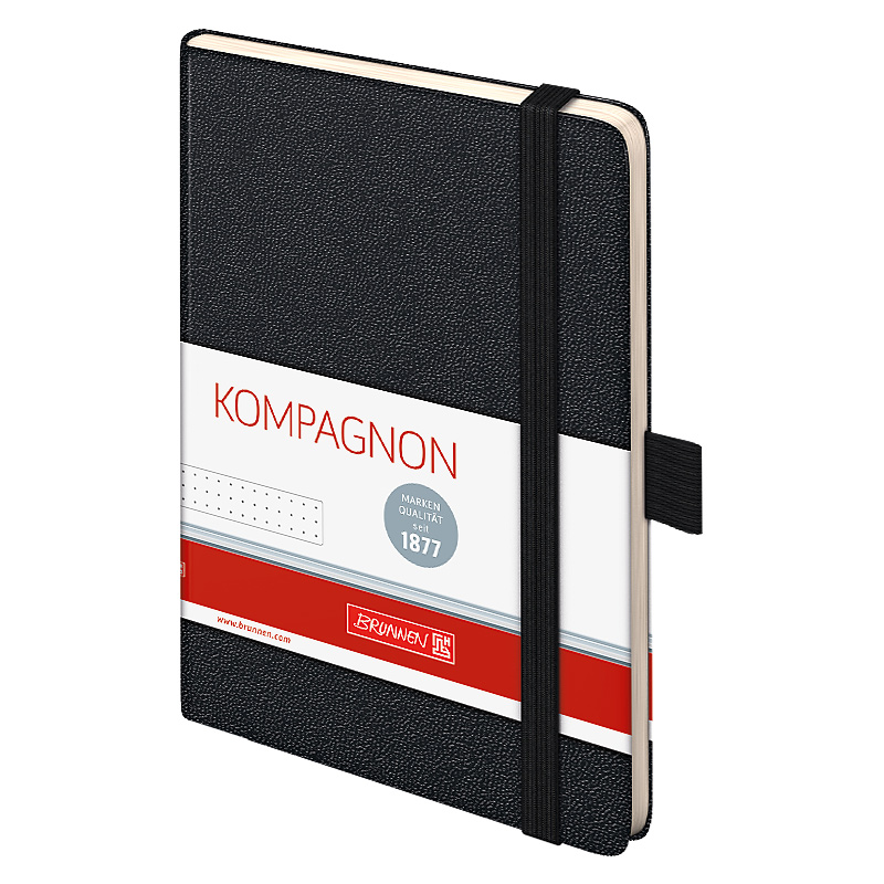 Книга записна А6 Компаньйон, крапка, чорн. Brunnen - фото 2