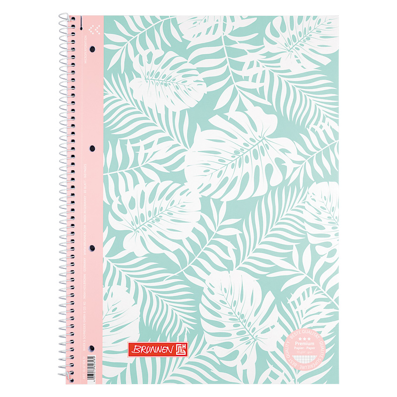 Колледж-блок А4 Premium, клетка, 80 листов, Mint Brunnen - фото 2