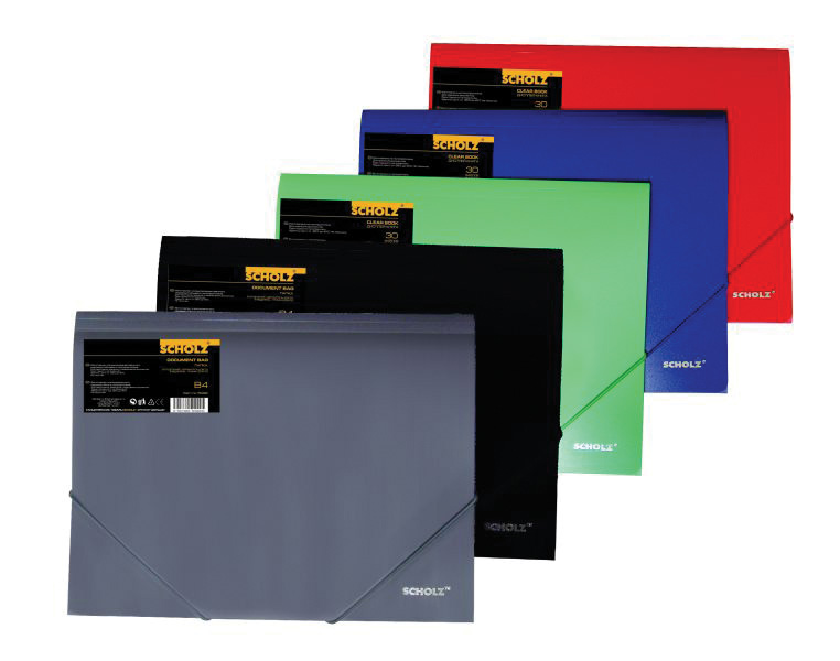 Папка на резинках А4, пластик, толщина 550мкм., ассорт. Scholz - фото 5
