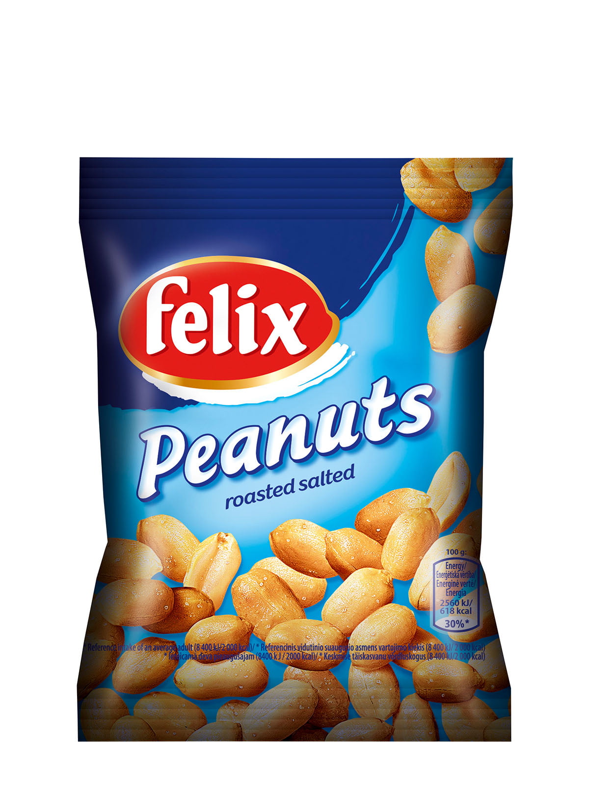 Арахіс Фелікс жарений солений в пакеті 35г. Felix - фото 1