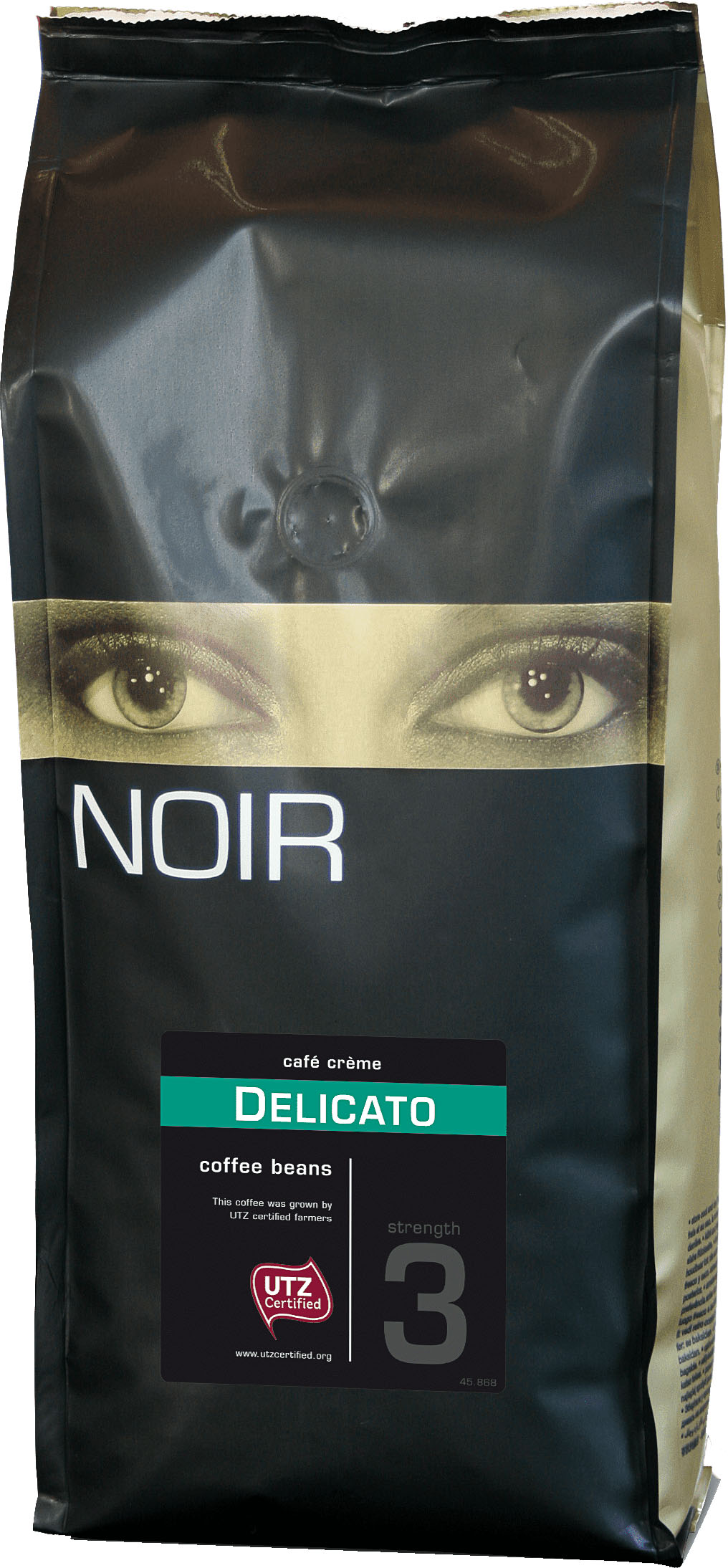 Кофе в зернах Noir Delicato 1000г., 100% арабика, сертификат UTZ Pelican Rouge - фото 1