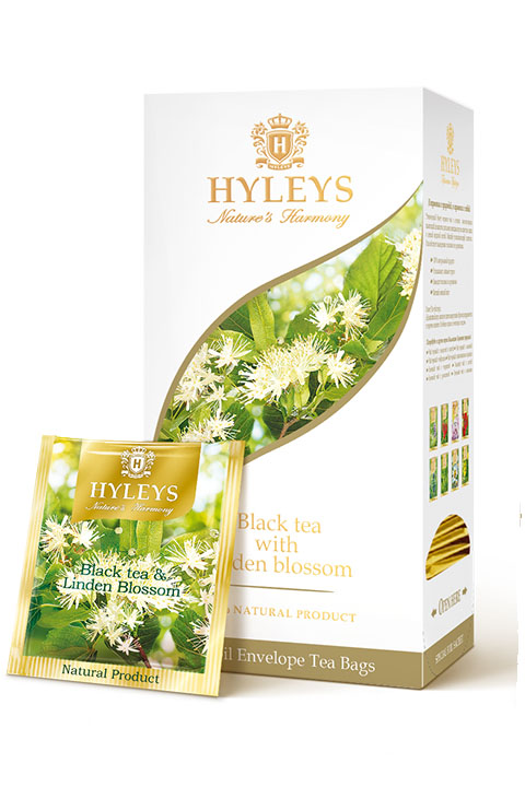 Чай Гармония природы, черный с липой, 25пак. по 1,5г., термосаше Hyleys - фото 1