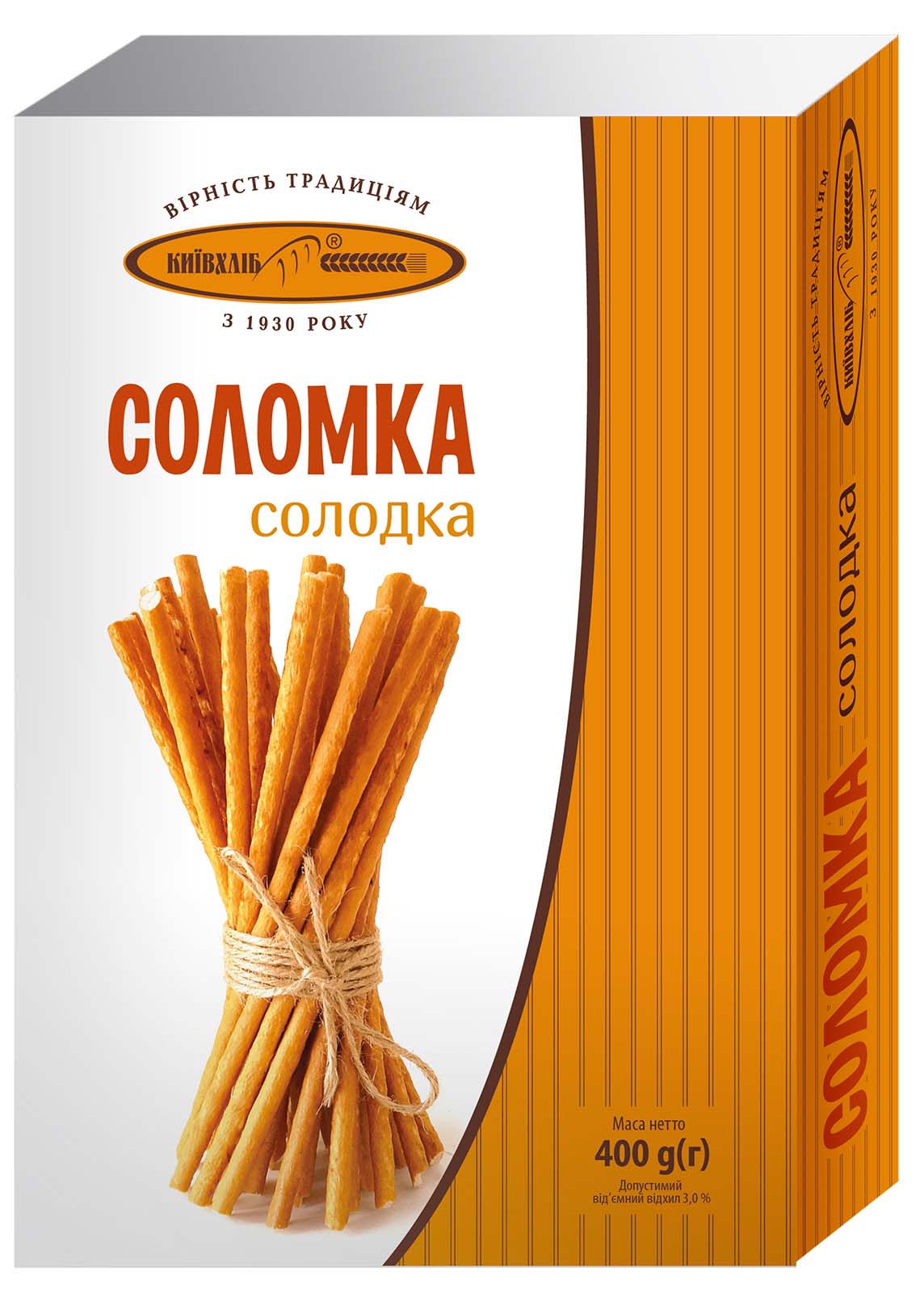 Соломка Сладкая, 400г. Киевхлеб - фото 1