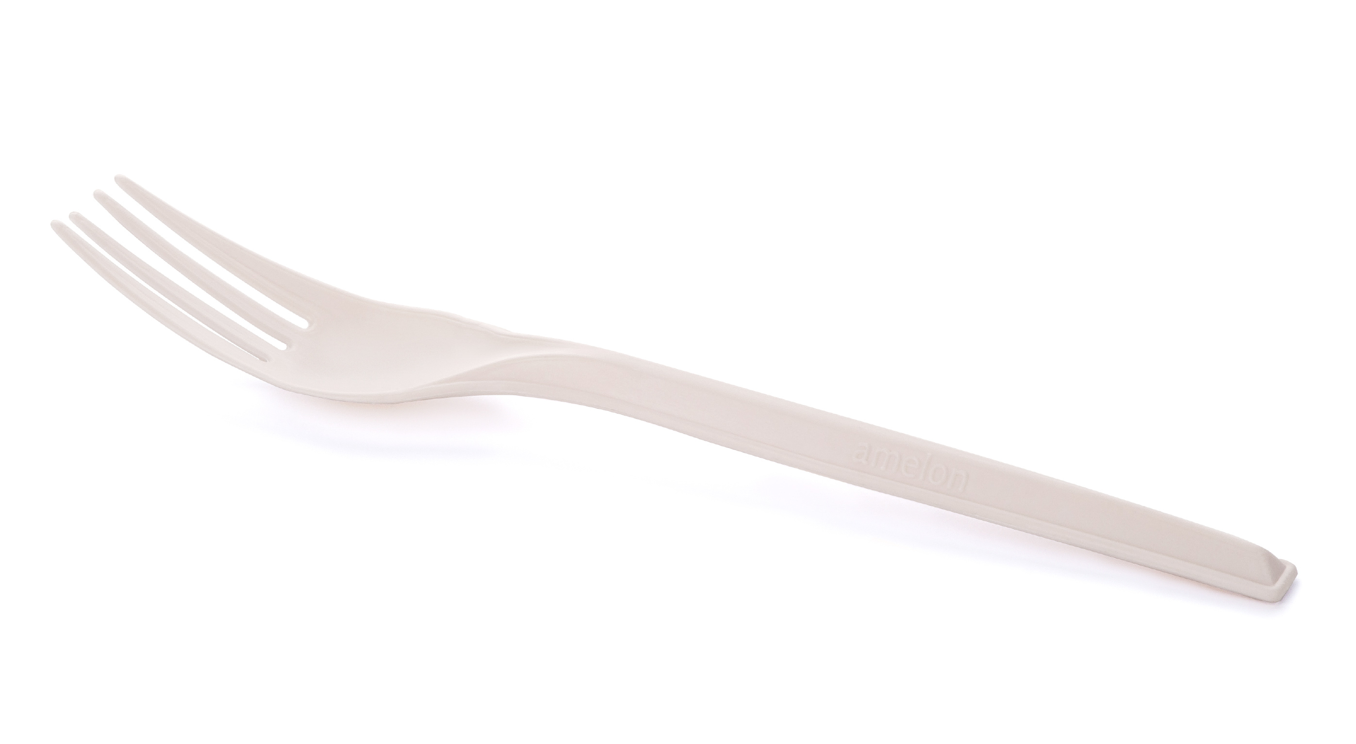 Виделка біорозщеплювана столова 170мм., з кукурудзяного крохмалю, 200шт / уп. AMELON - фото 3