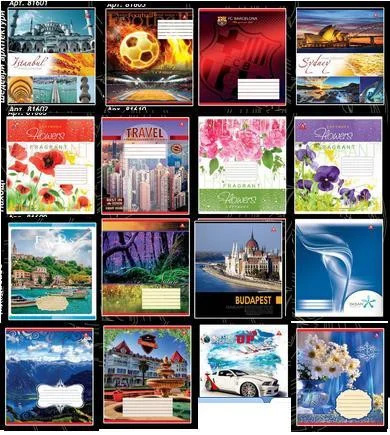 Тетрадь школьная 96л., кл. Зошит України - фото 1