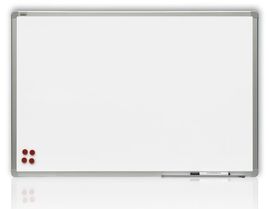 Доска белая магнитная сухостираемая ALU23 100*200см., алюминиевая рамка, лак 2x3 - фото 5