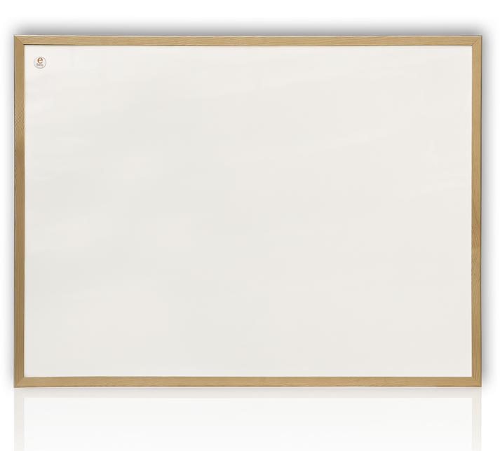 Доска белая магнитная сухостираемая (сосна) 30*40см., дерев. рамка, 2x3 - фото 1