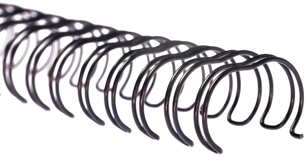 Пружини метал. 19,0 мм.; 2:1, 35шт/уп., чорн. D&Art - фото 2