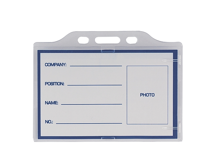 Бейдж горизонтальный 91*68мм., акрил BuroMax - фото 1