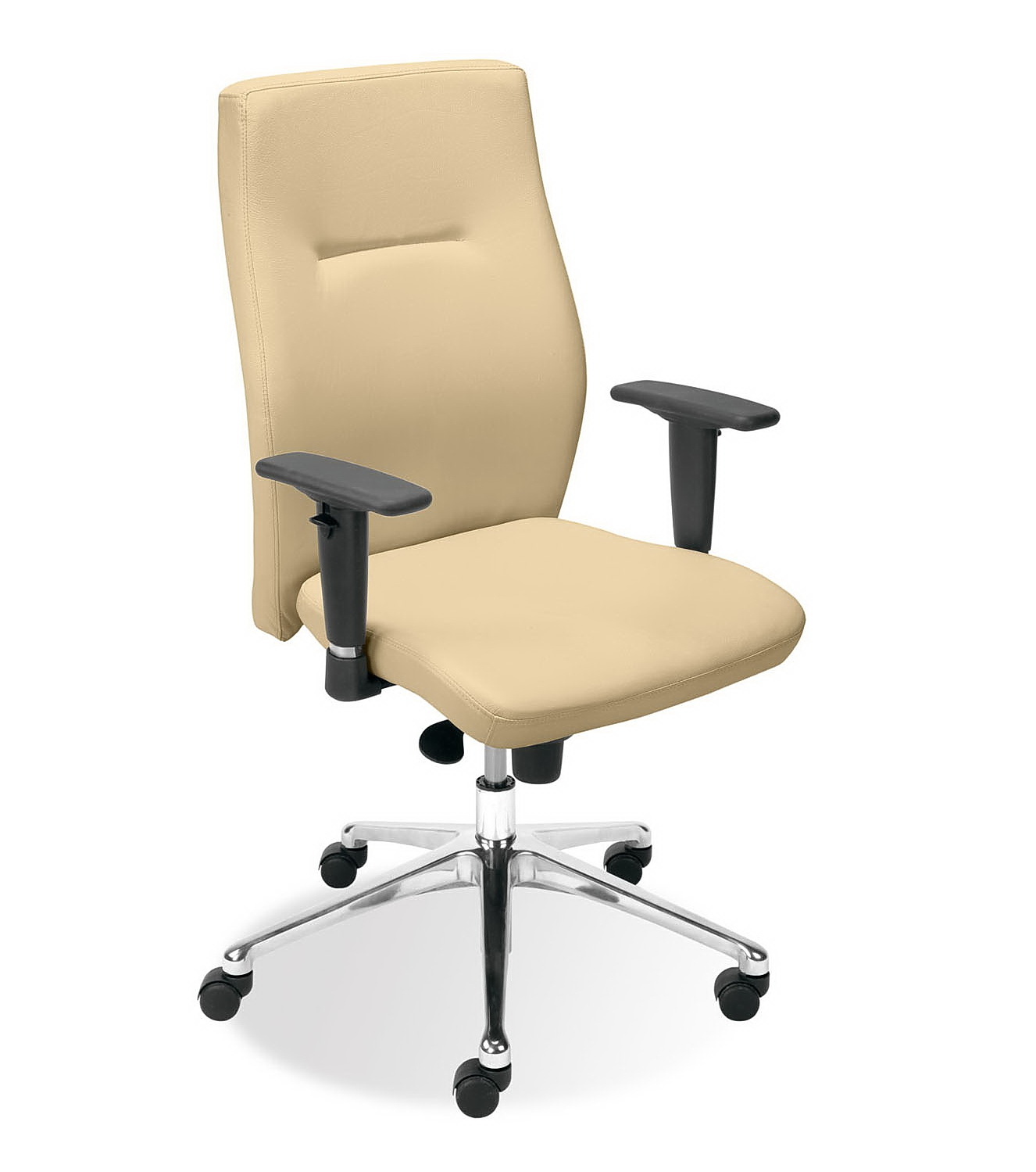 Кресло для руководителя Orlando R LE, кожа+хром Альста - фото 1