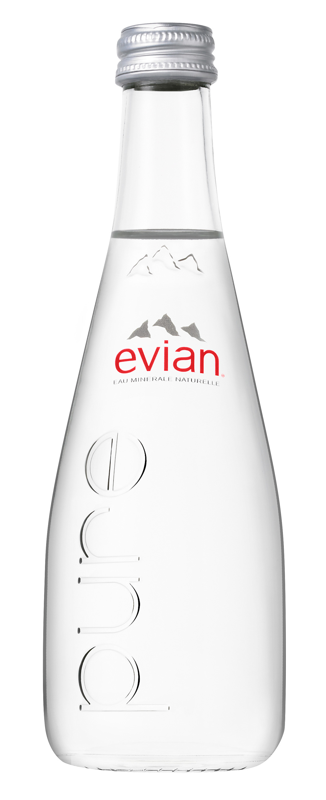 Вода минеральная негазированная 0,33л., 4шт./уп., стеклянная бутылка Evian - фото 1