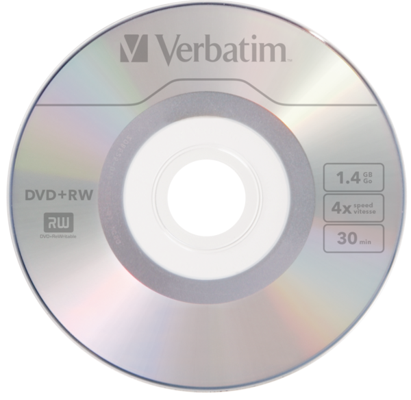Диск DVD+RW 1.4 Gb/30min 4x, HardCoat, 5шт/уп. Verbatim - фото 3