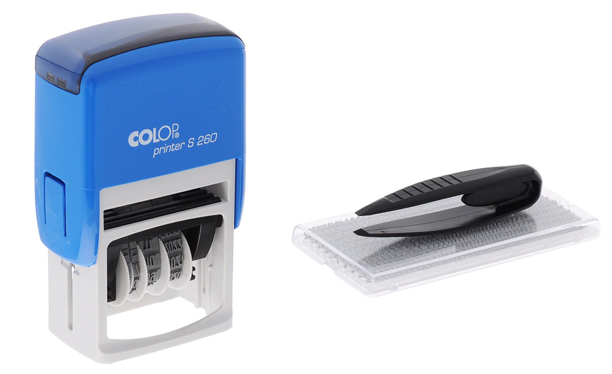 Датер самонабірний з вільним полем, 2-х рядковий 45*25мм., пластик Colop - фото 4