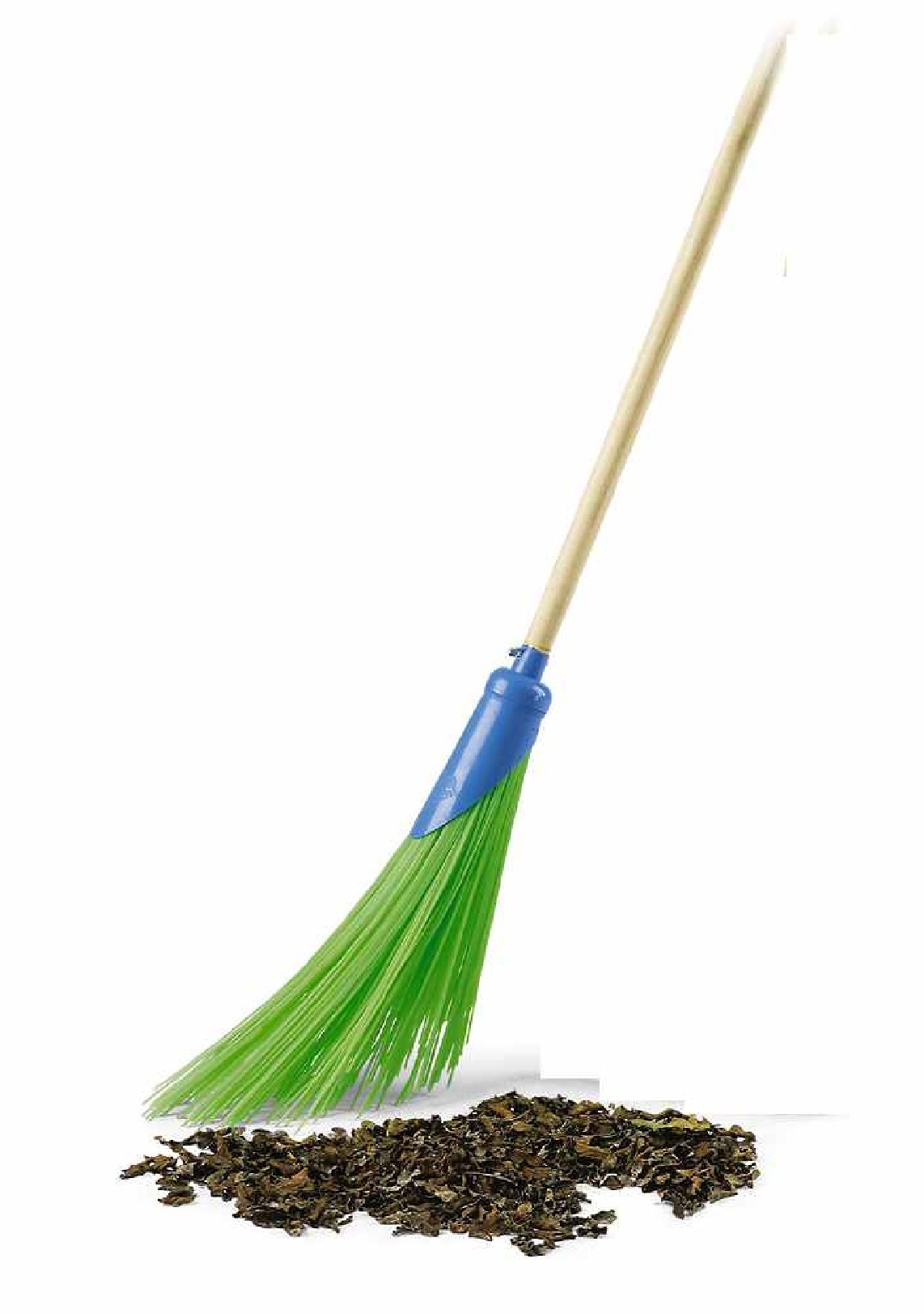 Мітла для прибирання вулиць кругла, пластик. Україна - фото 1