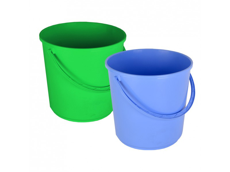 Відро пластикове кругле 18л., асорті Алеана - фото 1