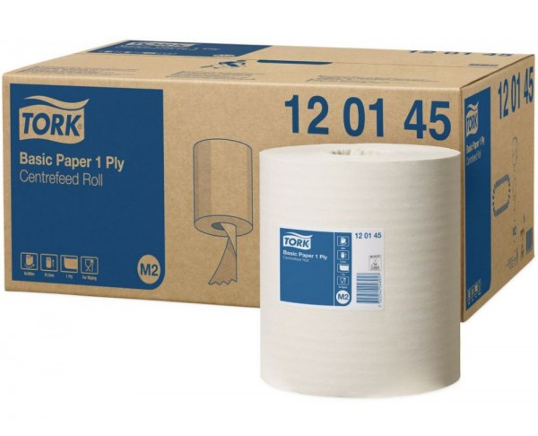 Рушники рулонні з центральним витягуванням, 1шар., 300м., ширина рул.-21,5см., система-M2, біл Tork - фото 3