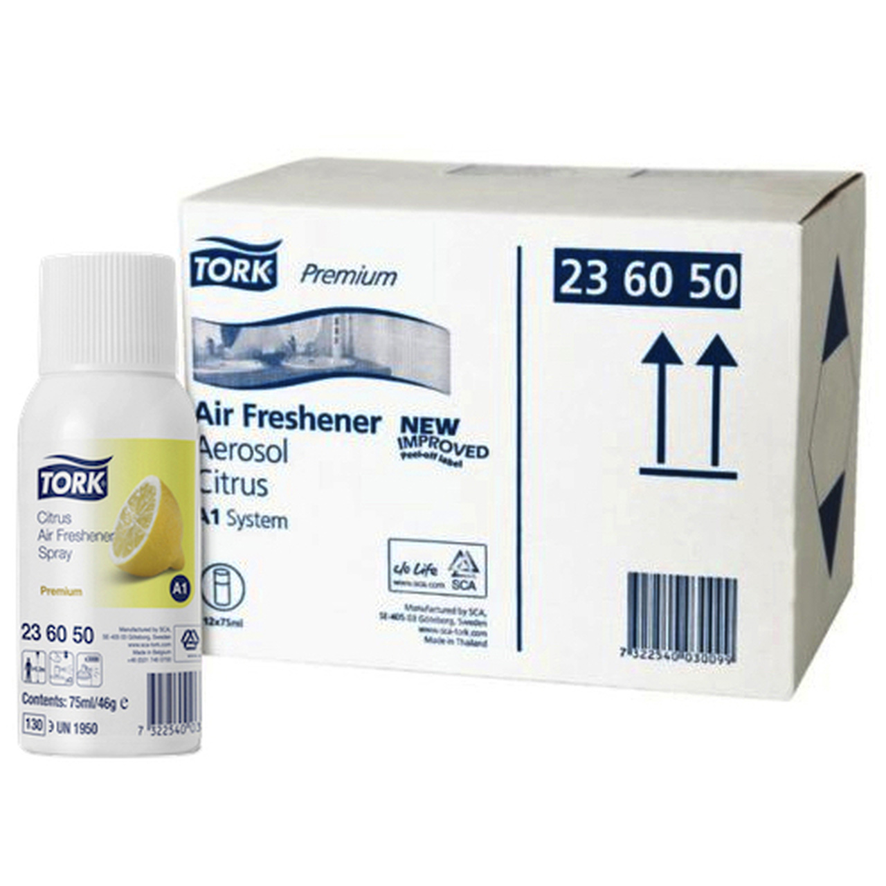 Освежитель воздуха аэрозоль 75мл. 3000пор., Цитрус Tork - фото 3