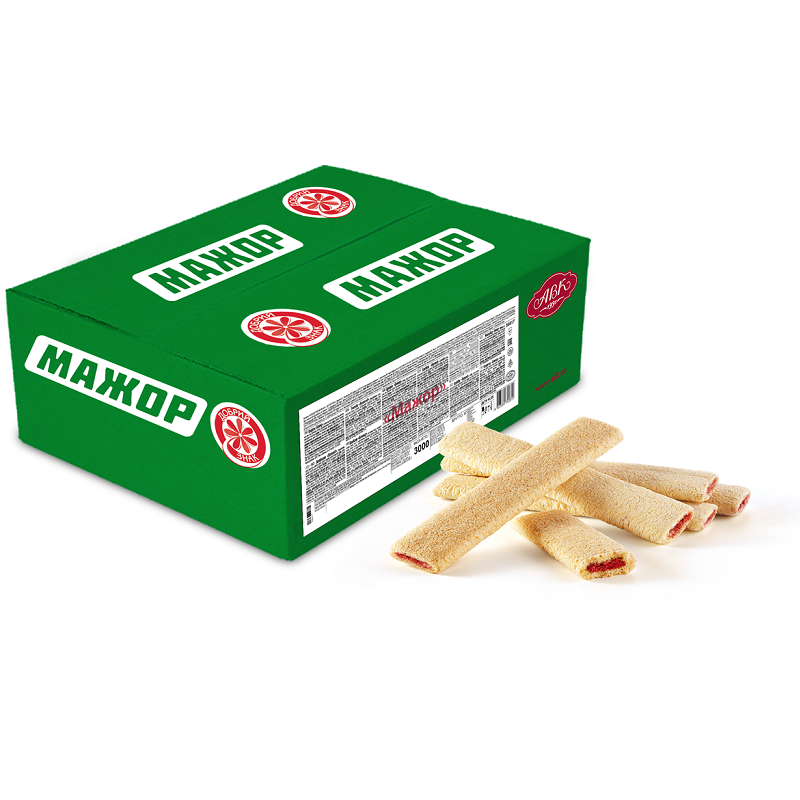 Батончик повітряний Мажор з вишневим смаком, 4кг. АВК - фото 2