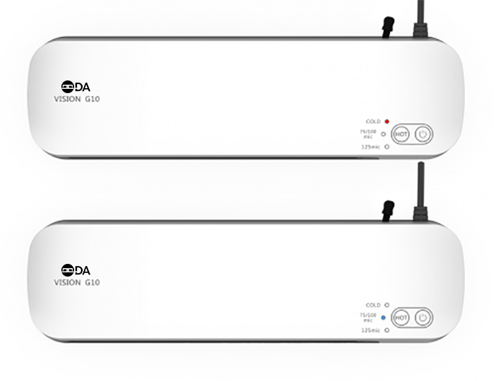 Ламінатор A4 VISION G10,  щільність плівки 75-125мкм. D&Art - фото 2