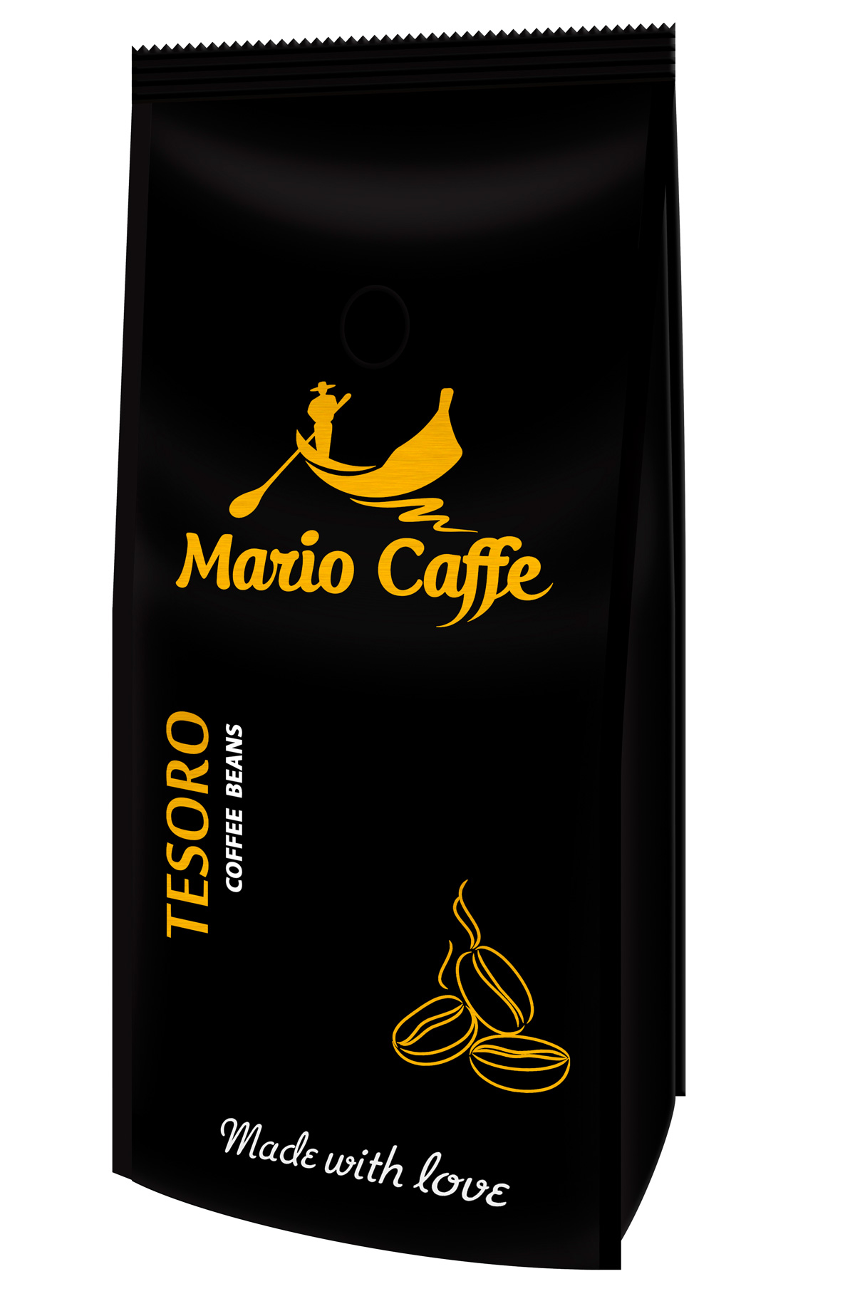 Кава в зернах Tesoro 250гр. Mario - фото 1