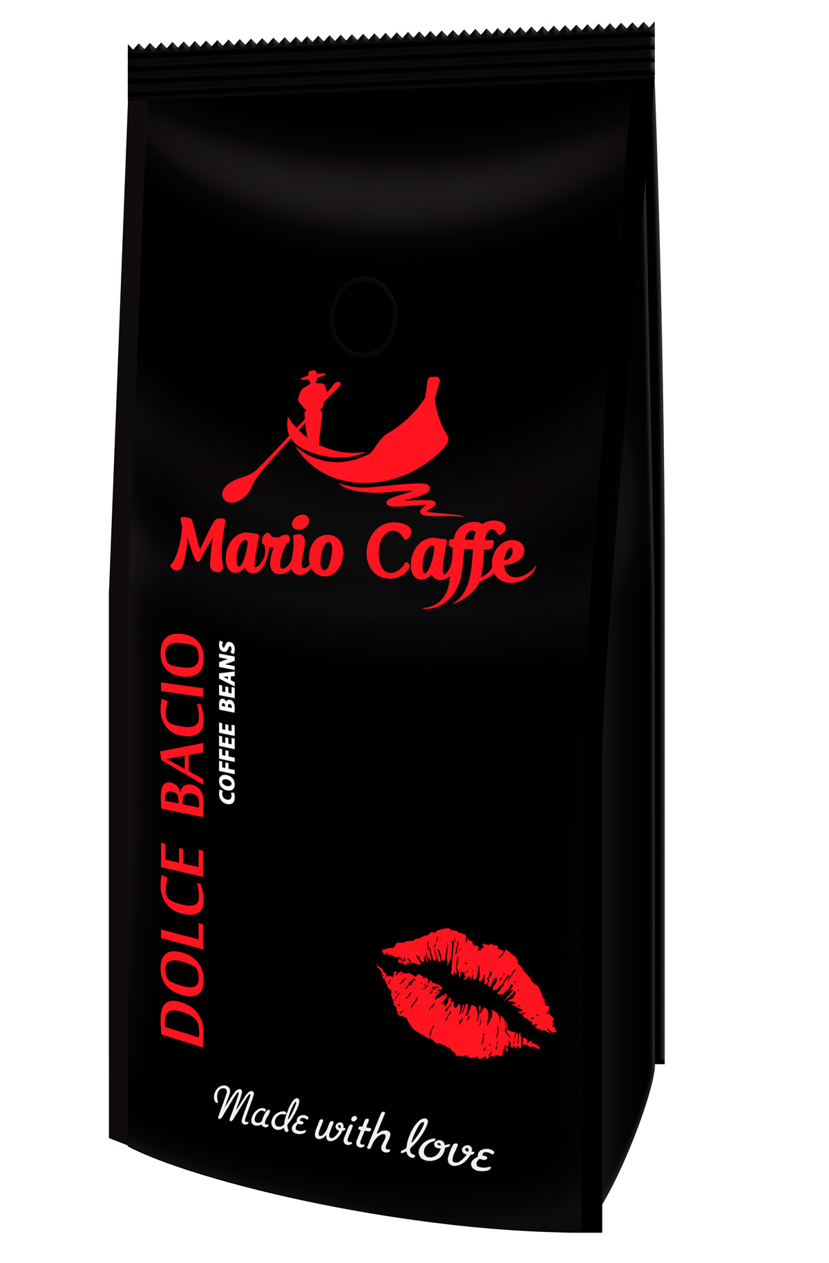 Кофе в зернах Dolce Bacio 250г., купаж арабика/робуста Mario - фото 1