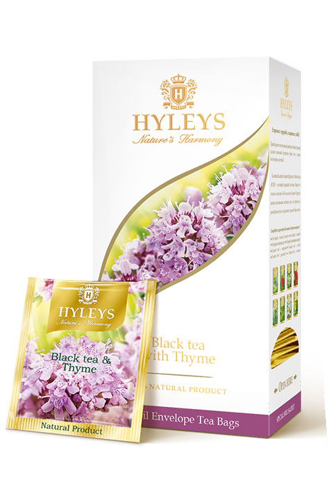 Чай Гармония природы, черный с тимьяном (чабрецом), 25пак. по 1,5г., термосаше Hyleys - фото 1