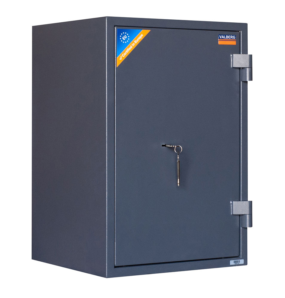 Сейф огневзломостойкий (670*440*440мм.) ключевой замок, 1 полка, 1 клас, кас/ячейка,  ASG 67T, графи Valberg - фото 5